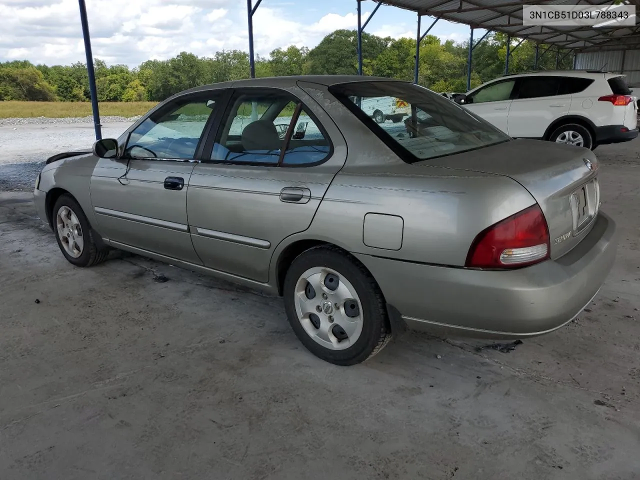 2003 Nissan Sentra Xe VIN: 3N1CB51D03L788343 Lot: 70197454