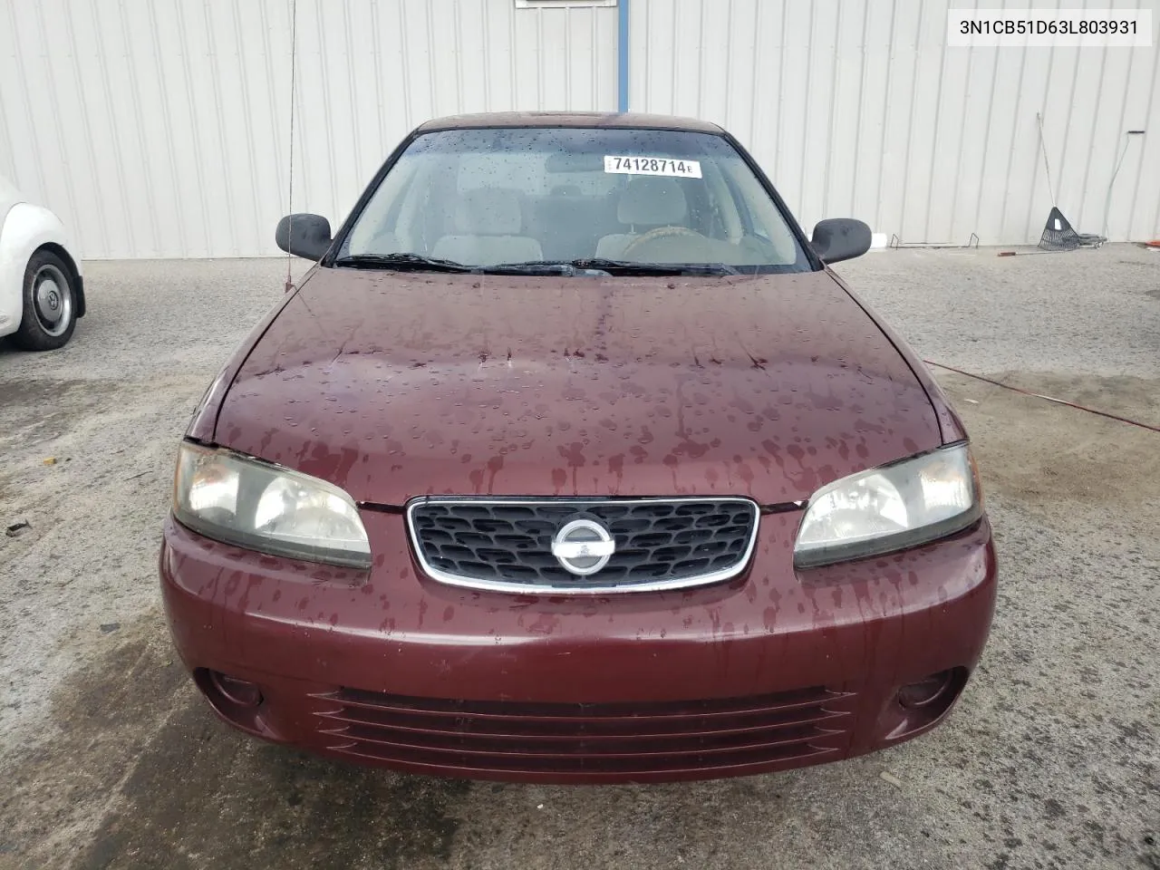 2003 Nissan Sentra Xe VIN: 3N1CB51D63L803931 Lot: 74128714