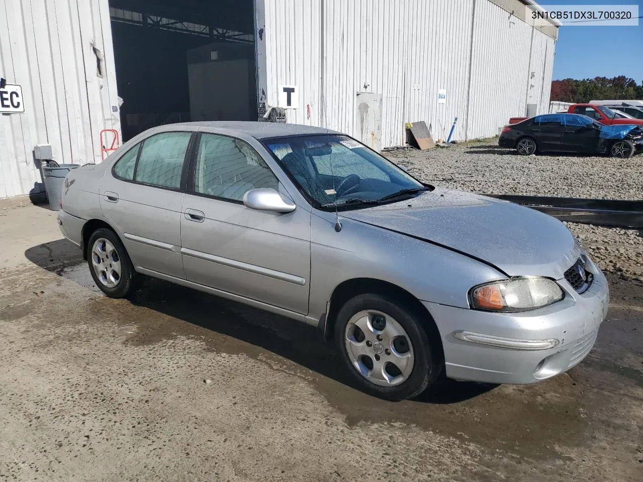 2003 Nissan Sentra Xe VIN: 3N1CB51DX3L700320 Lot: 75863774