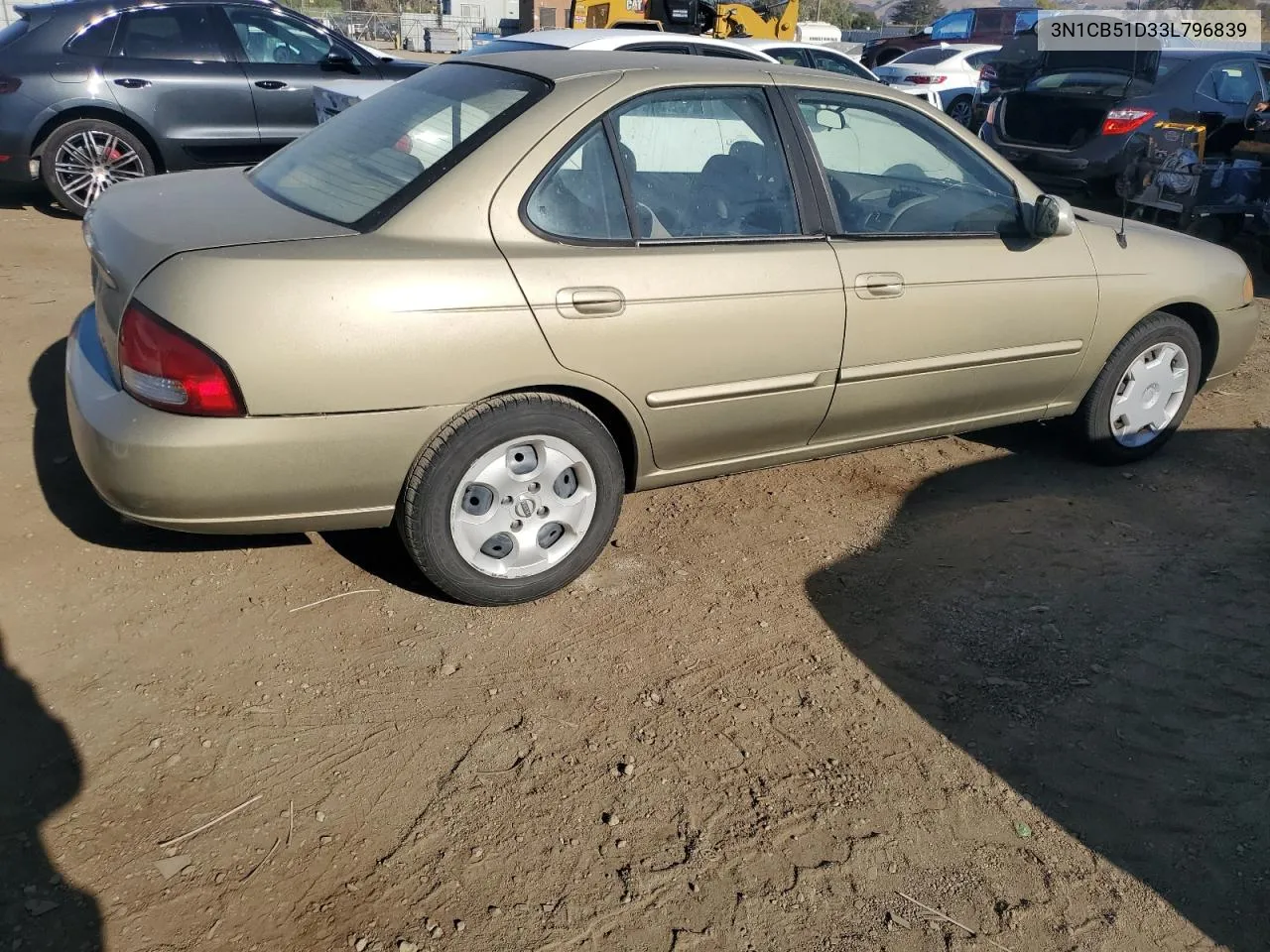 2003 Nissan Sentra Xe VIN: 3N1CB51D33L796839 Lot: 76768094