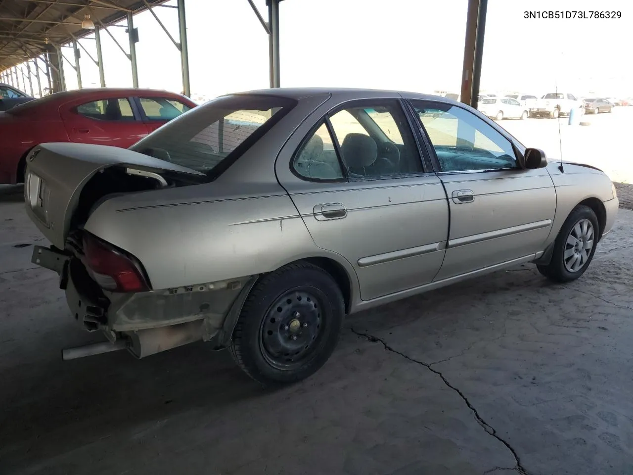 2003 Nissan Sentra Xe VIN: 3N1CB51D73L786329 Lot: 78183534