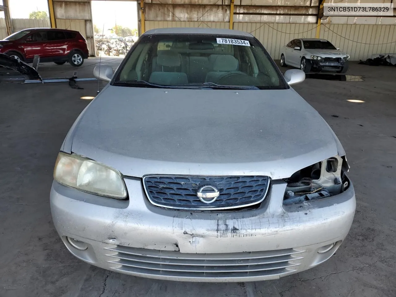 2003 Nissan Sentra Xe VIN: 3N1CB51D73L786329 Lot: 78183534