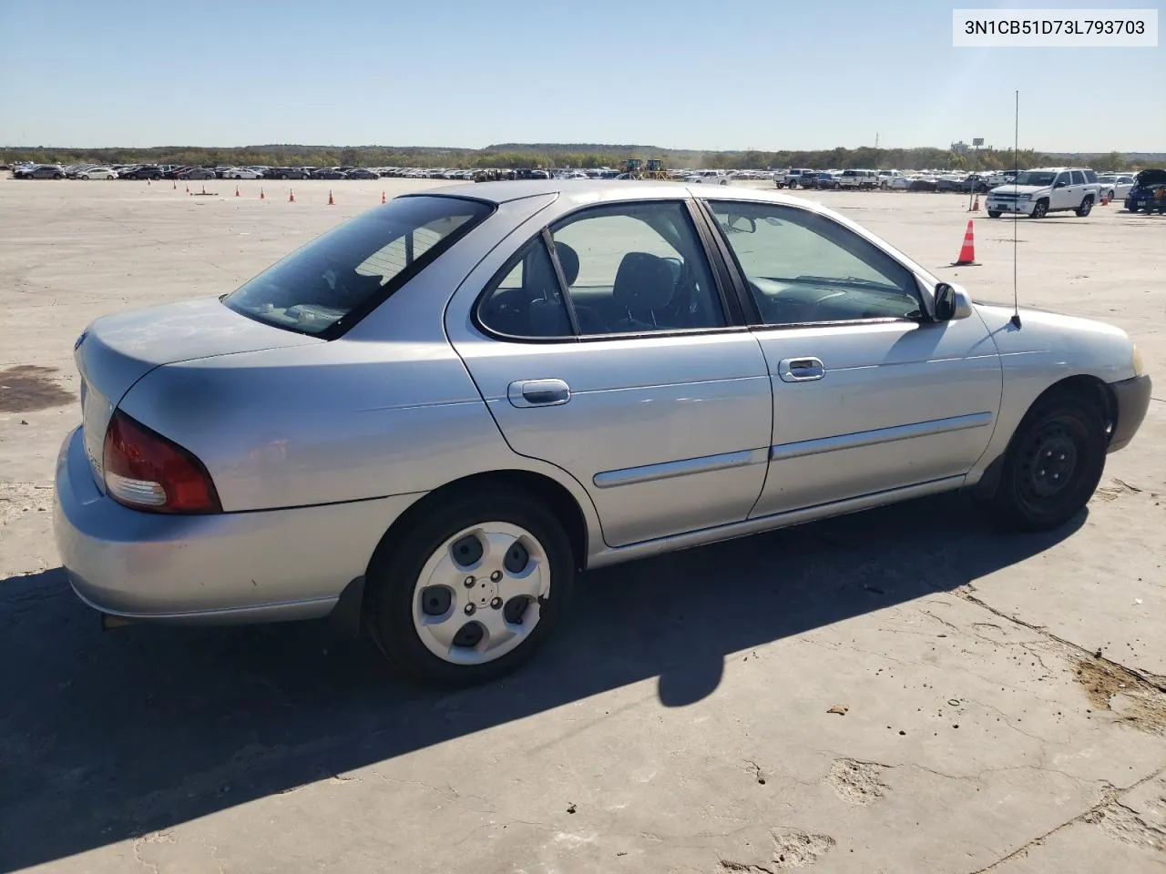 2003 Nissan Sentra Xe VIN: 3N1CB51D73L793703 Lot: 80098964