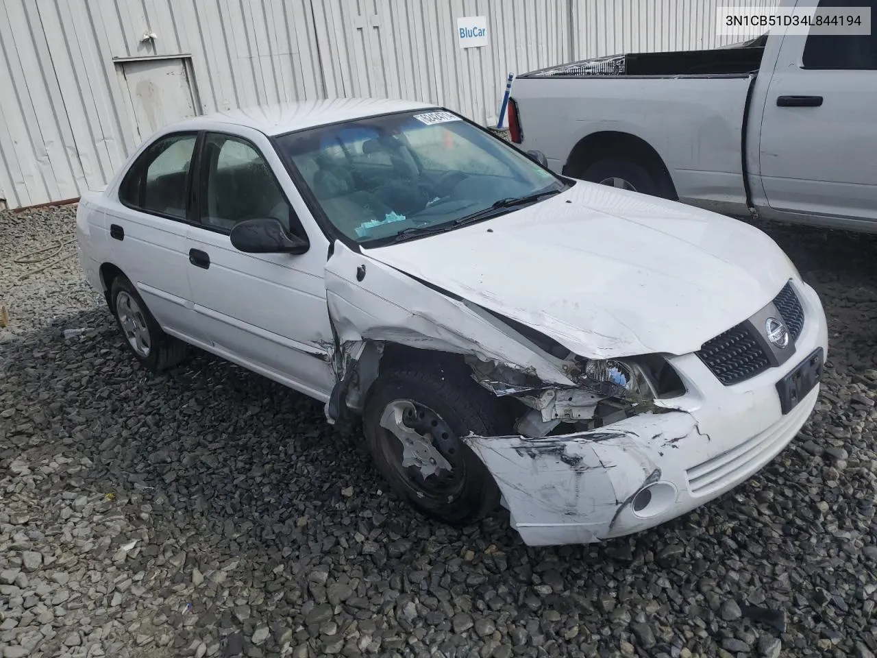 2004 Nissan Sentra 1.8 VIN: 3N1CB51D34L844194 Lot: 62424714