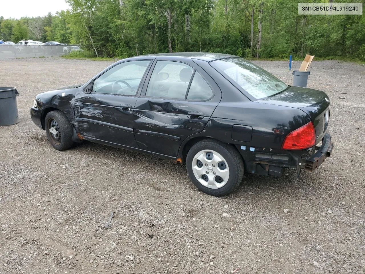 2004 Nissan Sentra 1.8 VIN: 3N1CB51D94L919240 Lot: 64367714