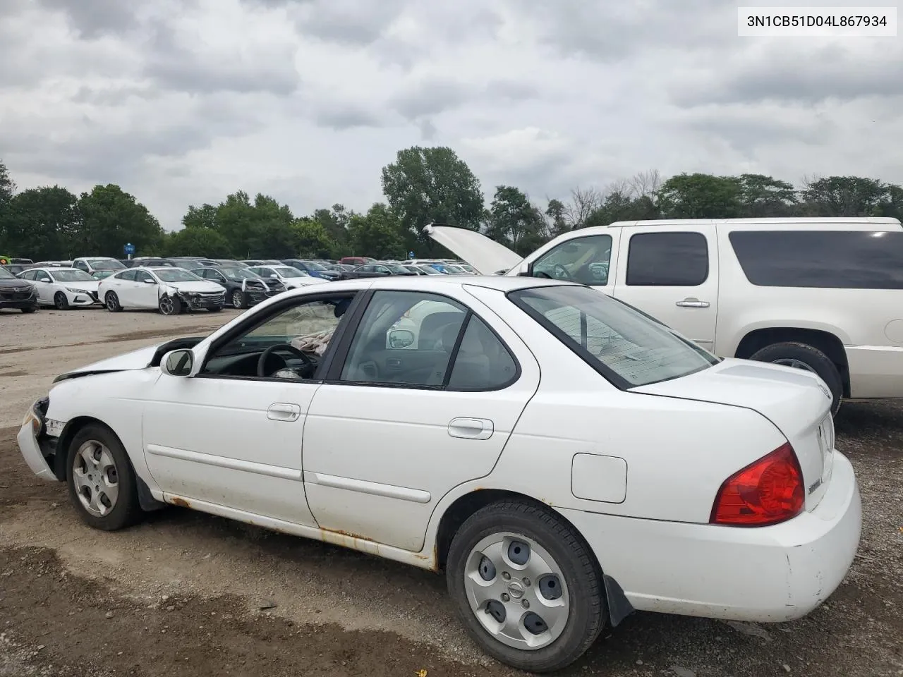 2004 Nissan Sentra 1.8 VIN: 3N1CB51D04L867934 Lot: 67397864