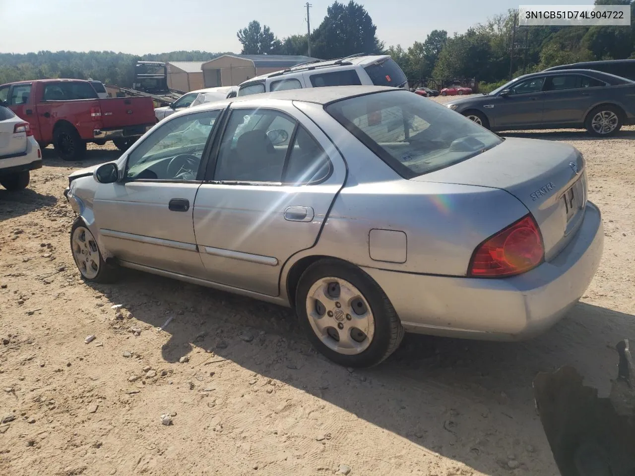 2004 Nissan Sentra 1.8 VIN: 3N1CB51D74L904722 Lot: 70788264