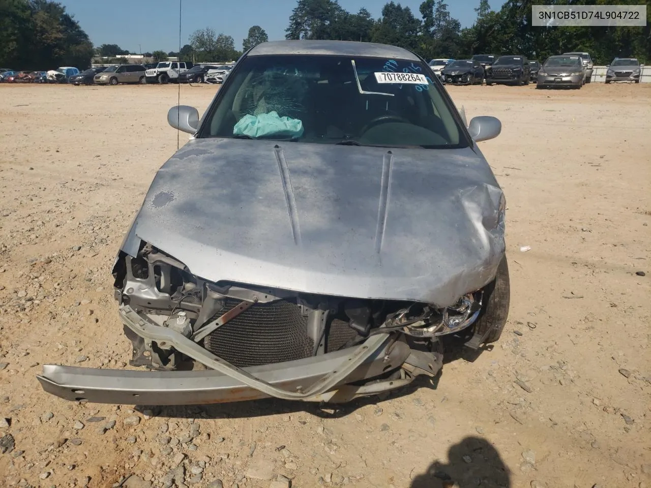 2004 Nissan Sentra 1.8 VIN: 3N1CB51D74L904722 Lot: 70788264