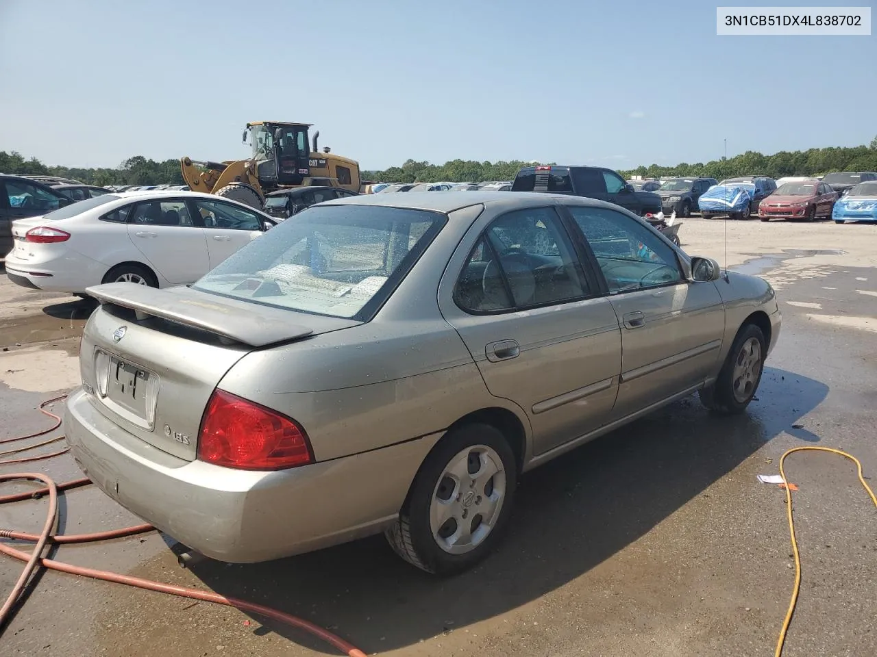 2004 Nissan Sentra 1.8 VIN: 3N1CB51DX4L838702 Lot: 71284304