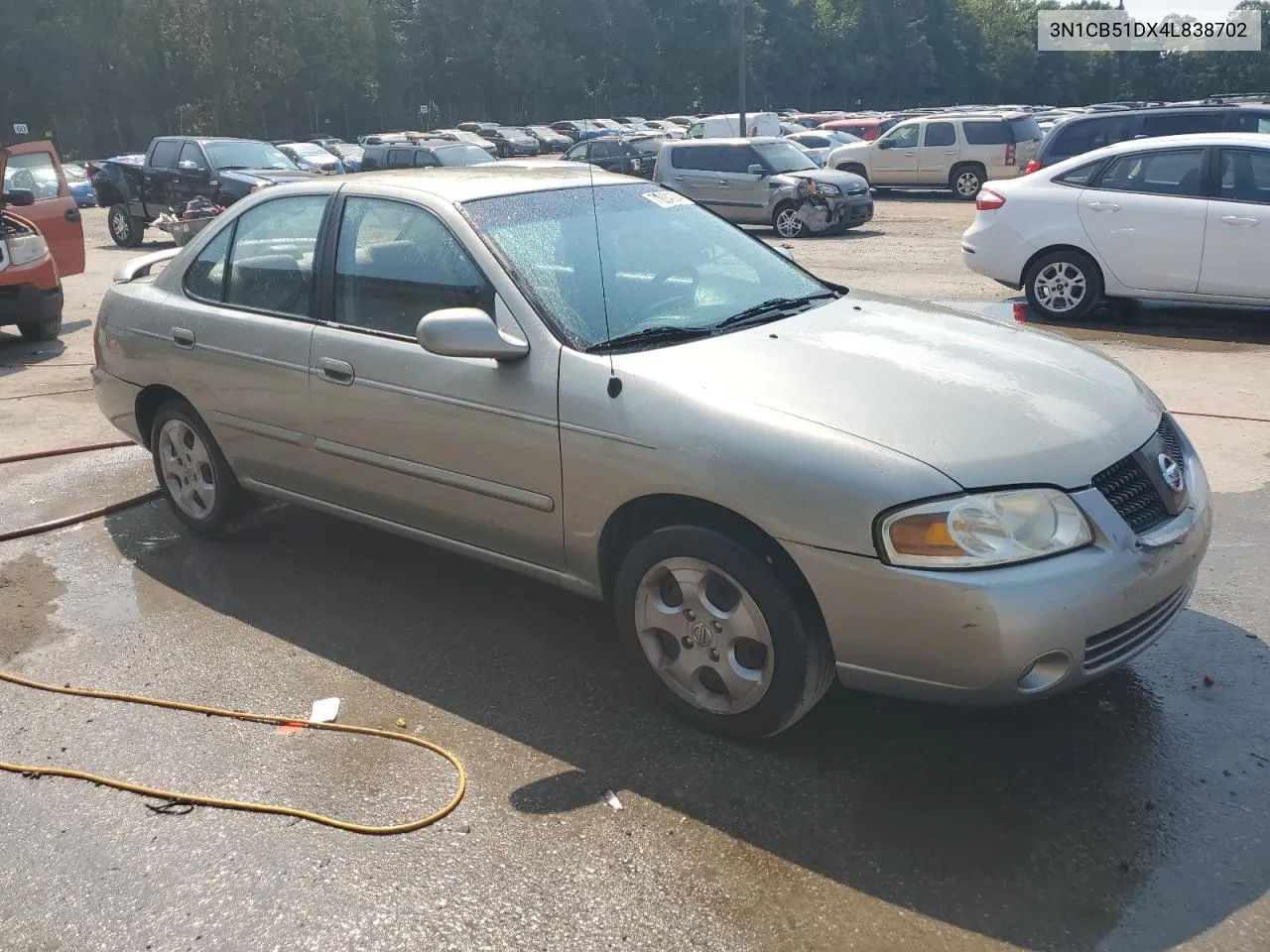 2004 Nissan Sentra 1.8 VIN: 3N1CB51DX4L838702 Lot: 71284304