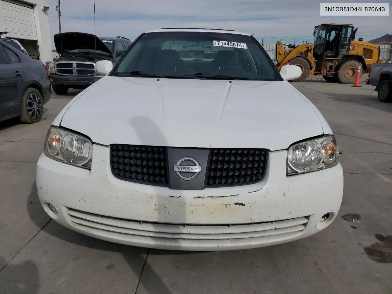 2004 Nissan Sentra 1.8 VIN: 3N1CB51D44L870643 Lot: 71645874