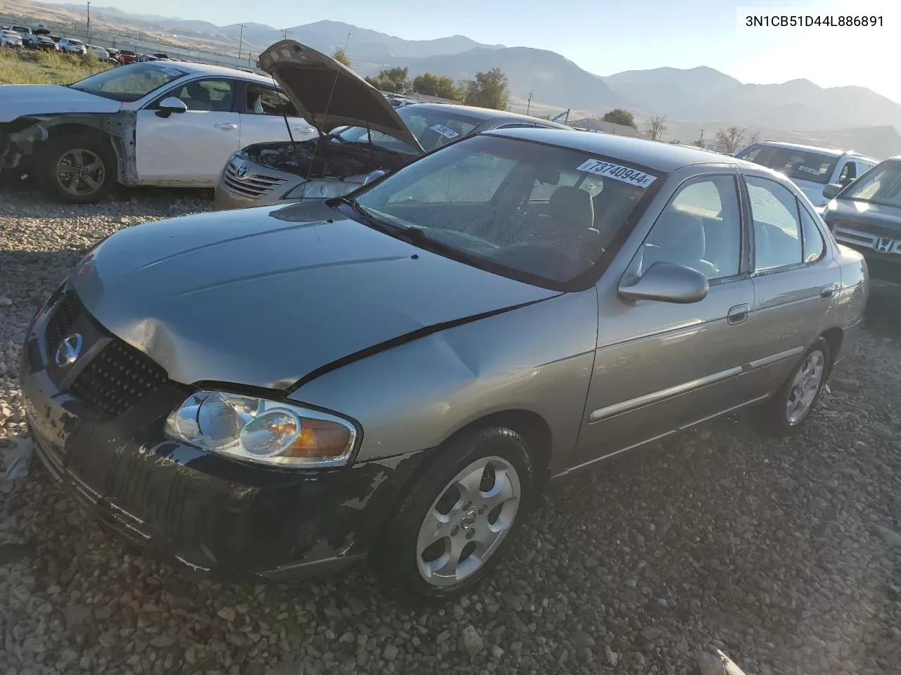 2004 Nissan Sentra 1.8 VIN: 3N1CB51D44L886891 Lot: 73740944