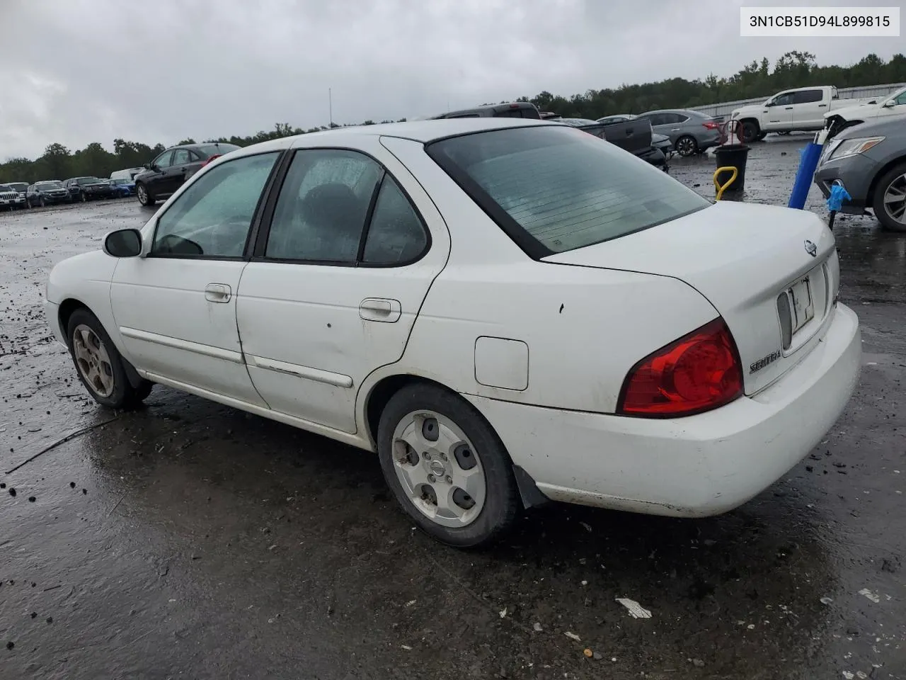 2004 Nissan Sentra 1.8 VIN: 3N1CB51D94L899815 Lot: 73761004