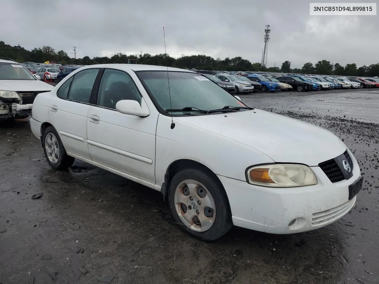 2004 Nissan Sentra 1.8 VIN: 3N1CB51D94L899815 Lot: 73761004