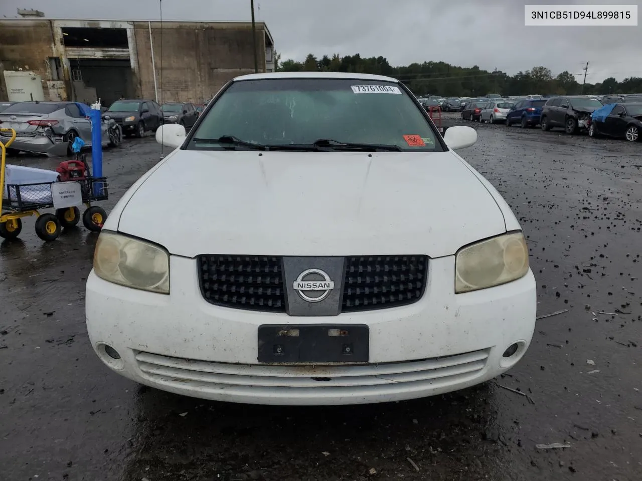 2004 Nissan Sentra 1.8 VIN: 3N1CB51D94L899815 Lot: 73761004