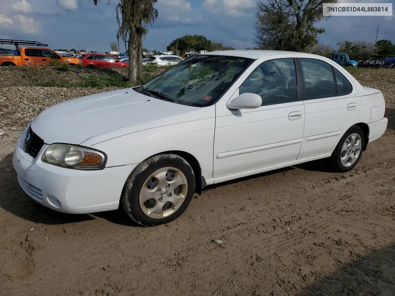 2004 Nissan Sentra 1.8 VIN: 3N1CB51D44L883814 Lot: 74444274