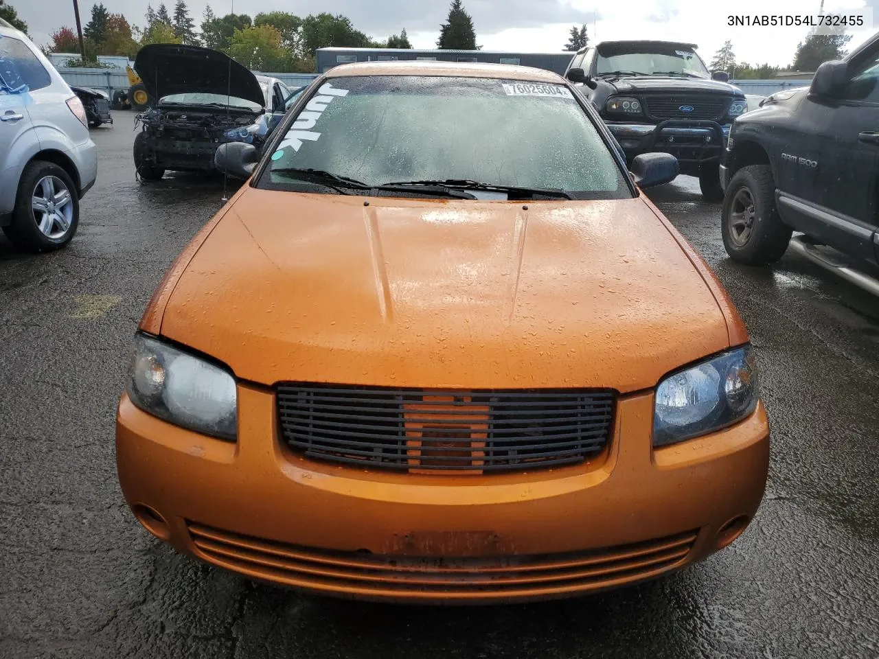 2004 Nissan Sentra Se-R Spec V VIN: 3N1AB51D54L732455 Lot: 76025604