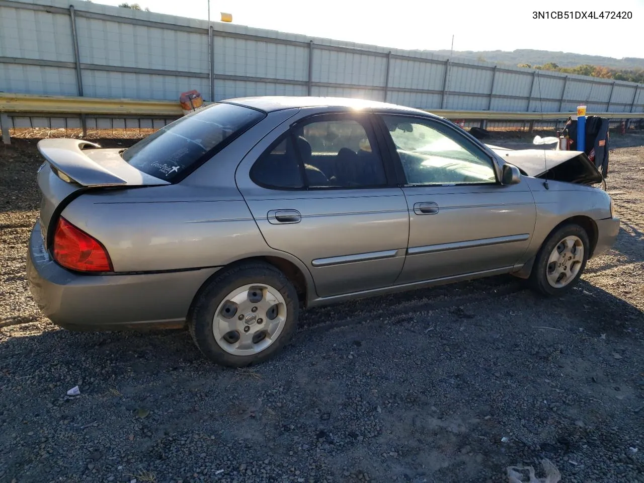 2004 Nissan Sentra 1.8 VIN: 3N1CB51DX4L472420 Lot: 76506534