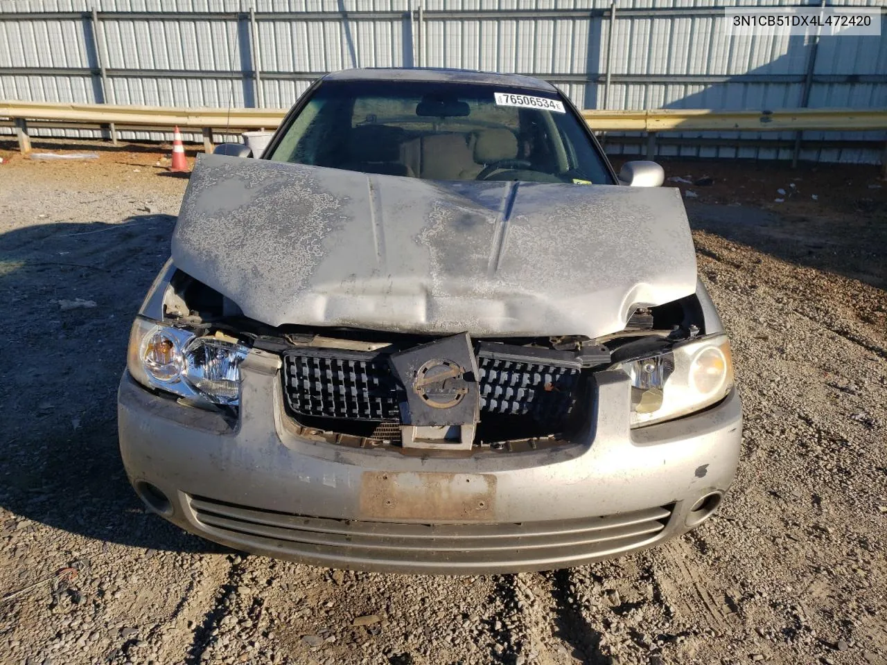 2004 Nissan Sentra 1.8 VIN: 3N1CB51DX4L472420 Lot: 76506534