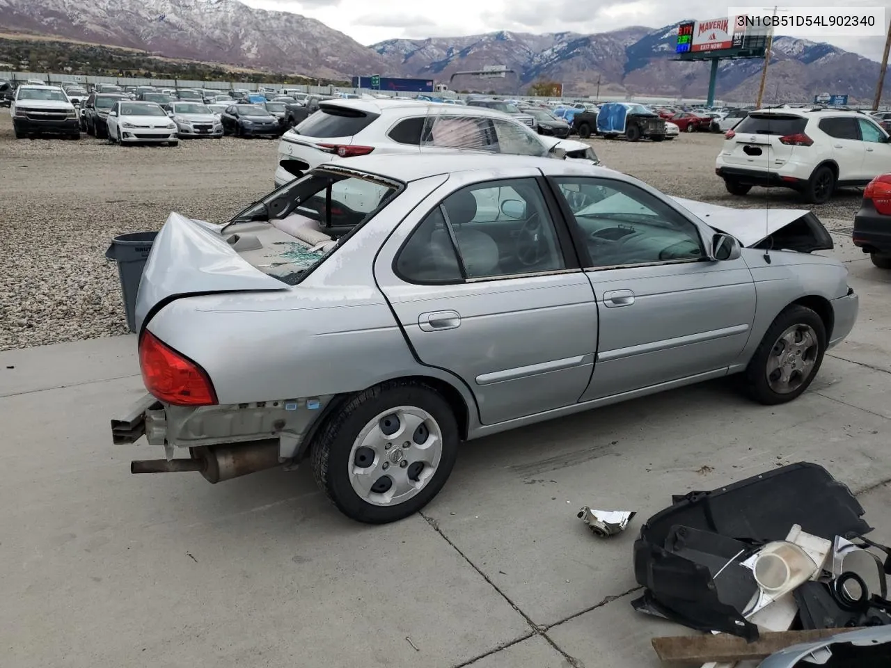 2004 Nissan Sentra 1.8 VIN: 3N1CB51D54L902340 Lot: 79129084