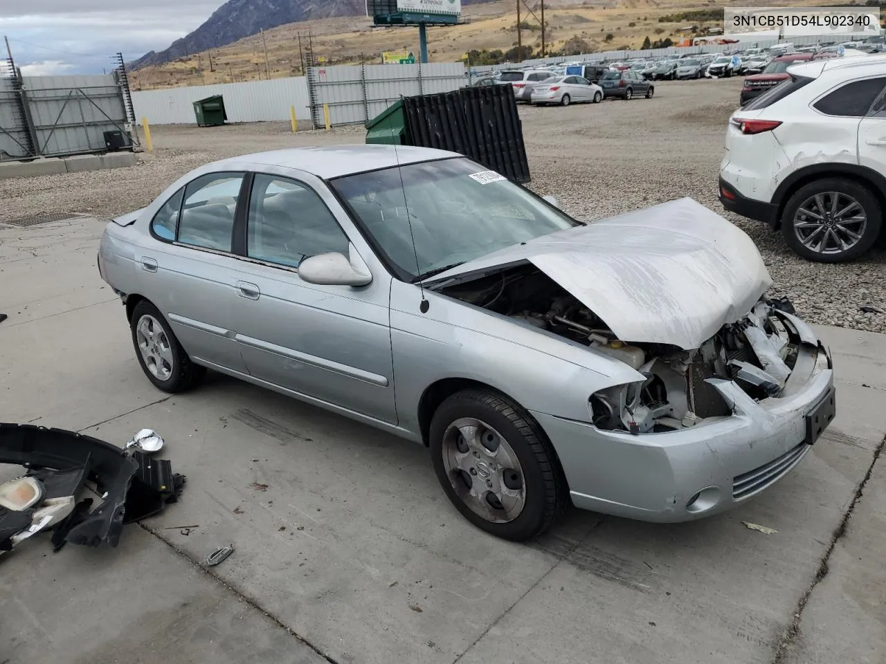 2004 Nissan Sentra 1.8 VIN: 3N1CB51D54L902340 Lot: 79129084