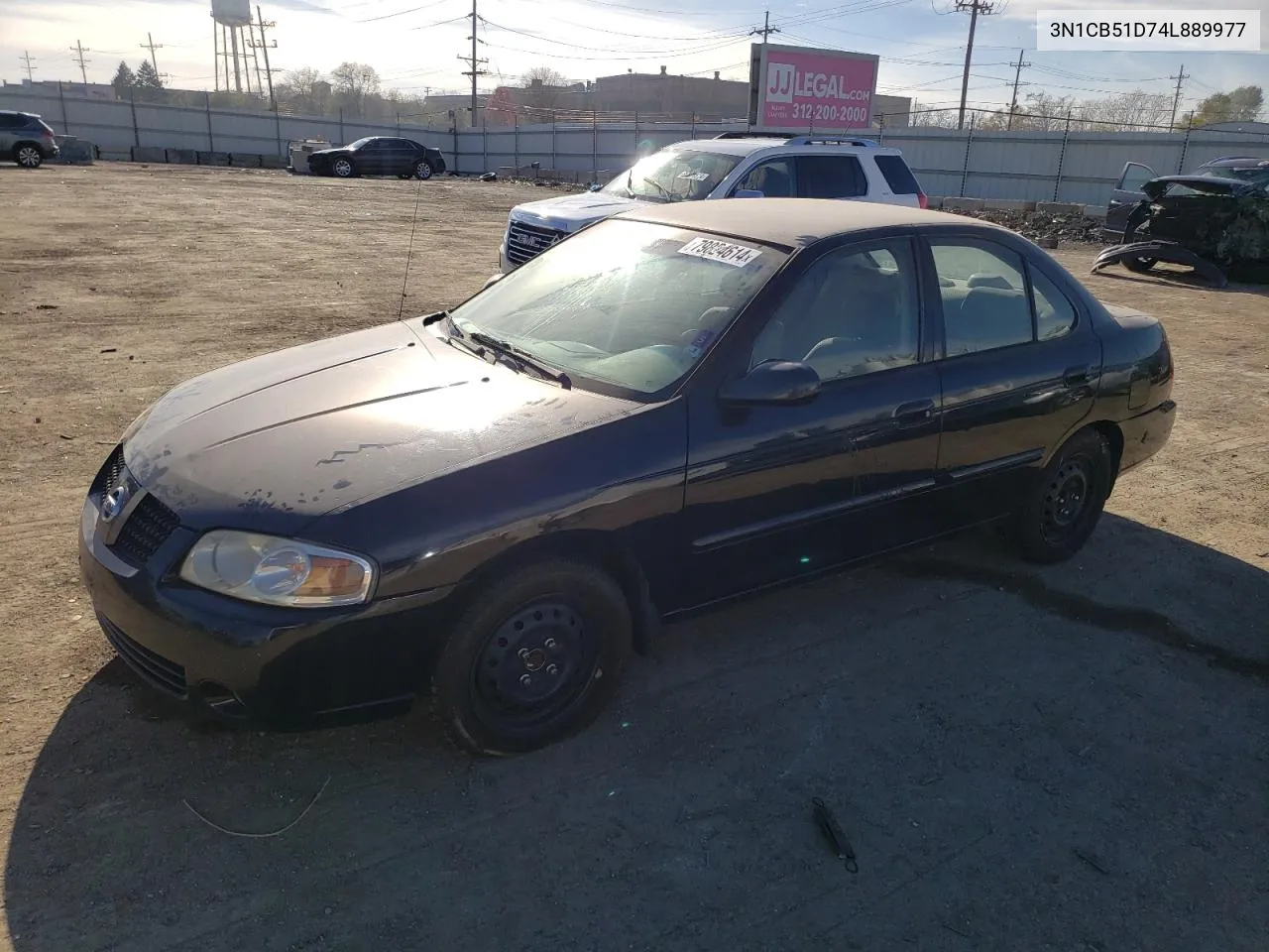 2004 Nissan Sentra 1.8 VIN: 3N1CB51D74L889977 Lot: 79824614