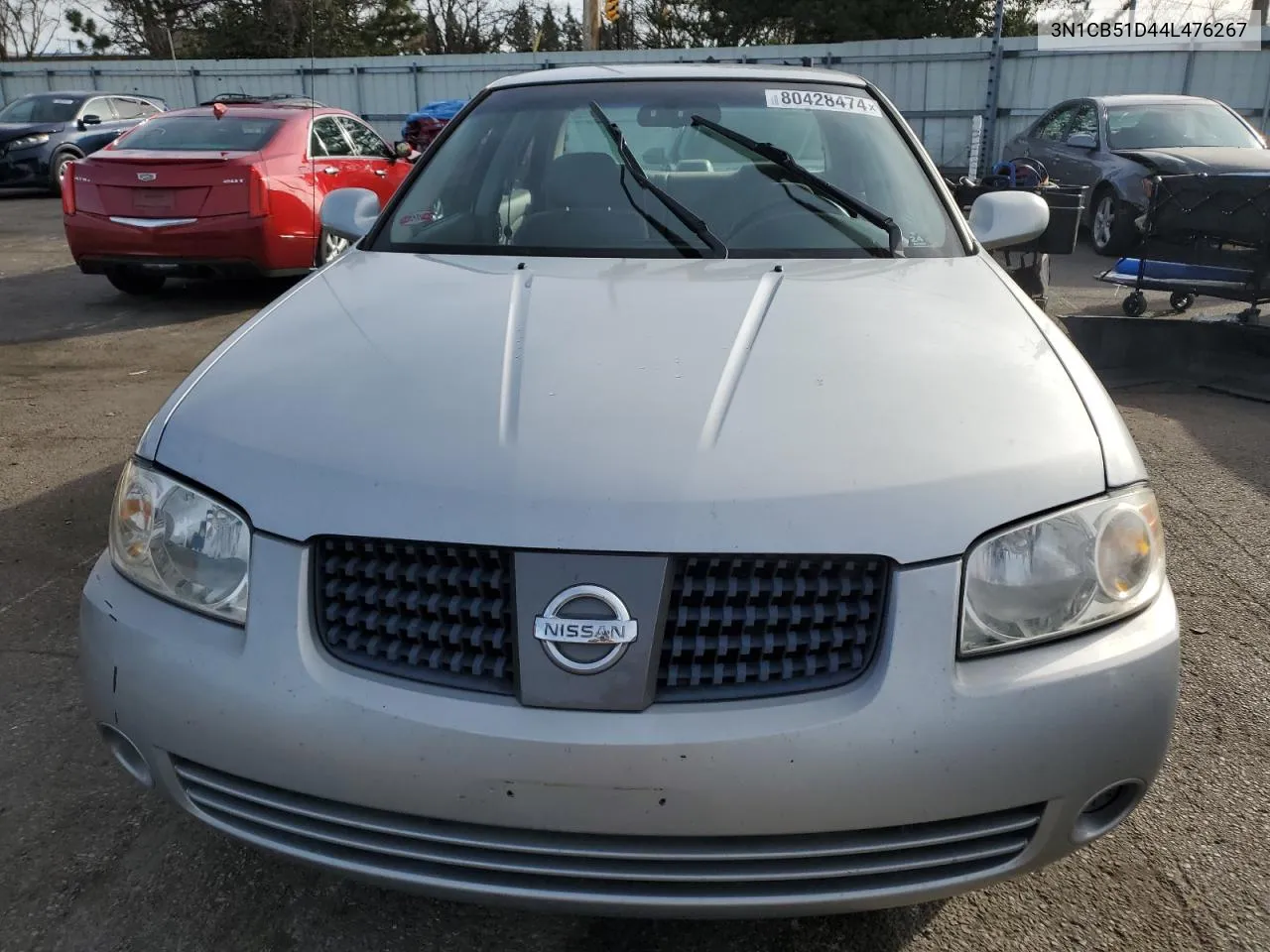 2004 Nissan Sentra 1.8 VIN: 3N1CB51D44L476267 Lot: 80428474