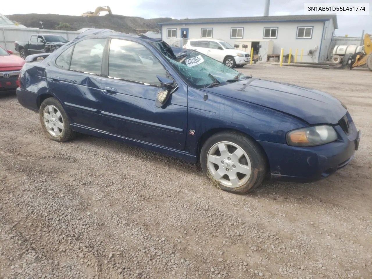 2005 Nissan Sentra Se-R Spec V VIN: 3N1AB51D55L451774 Lot: 47612954