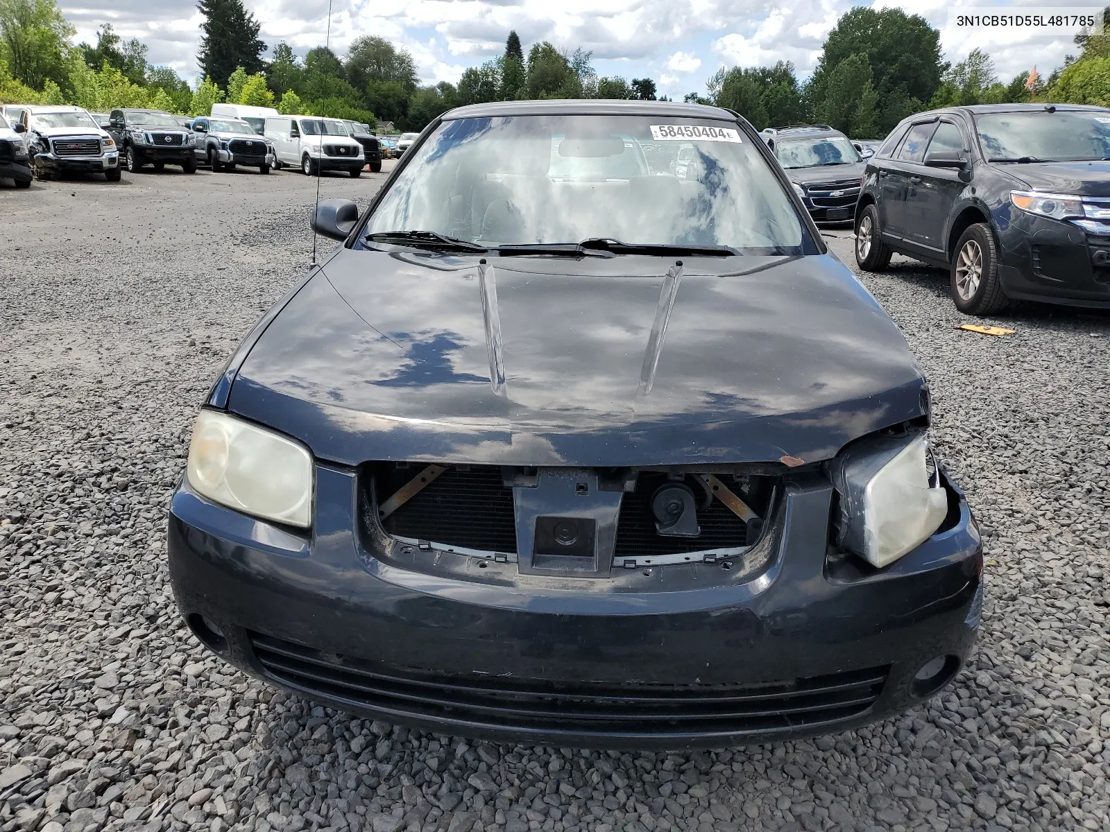 2005 Nissan Sentra 1.8 VIN: 3N1CB51D55L481785 Lot: 58450404