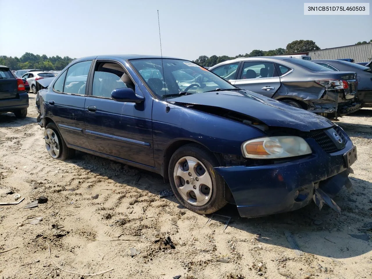 2005 Nissan Sentra 1.8 VIN: 3N1CB51D75L460503 Lot: 62887904