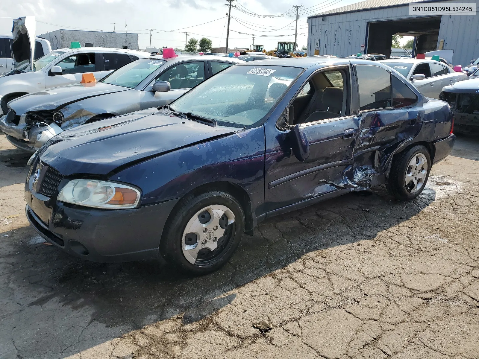 2005 Nissan Sentra 1.8 VIN: 3N1CB51D95L534245 Lot: 65767344