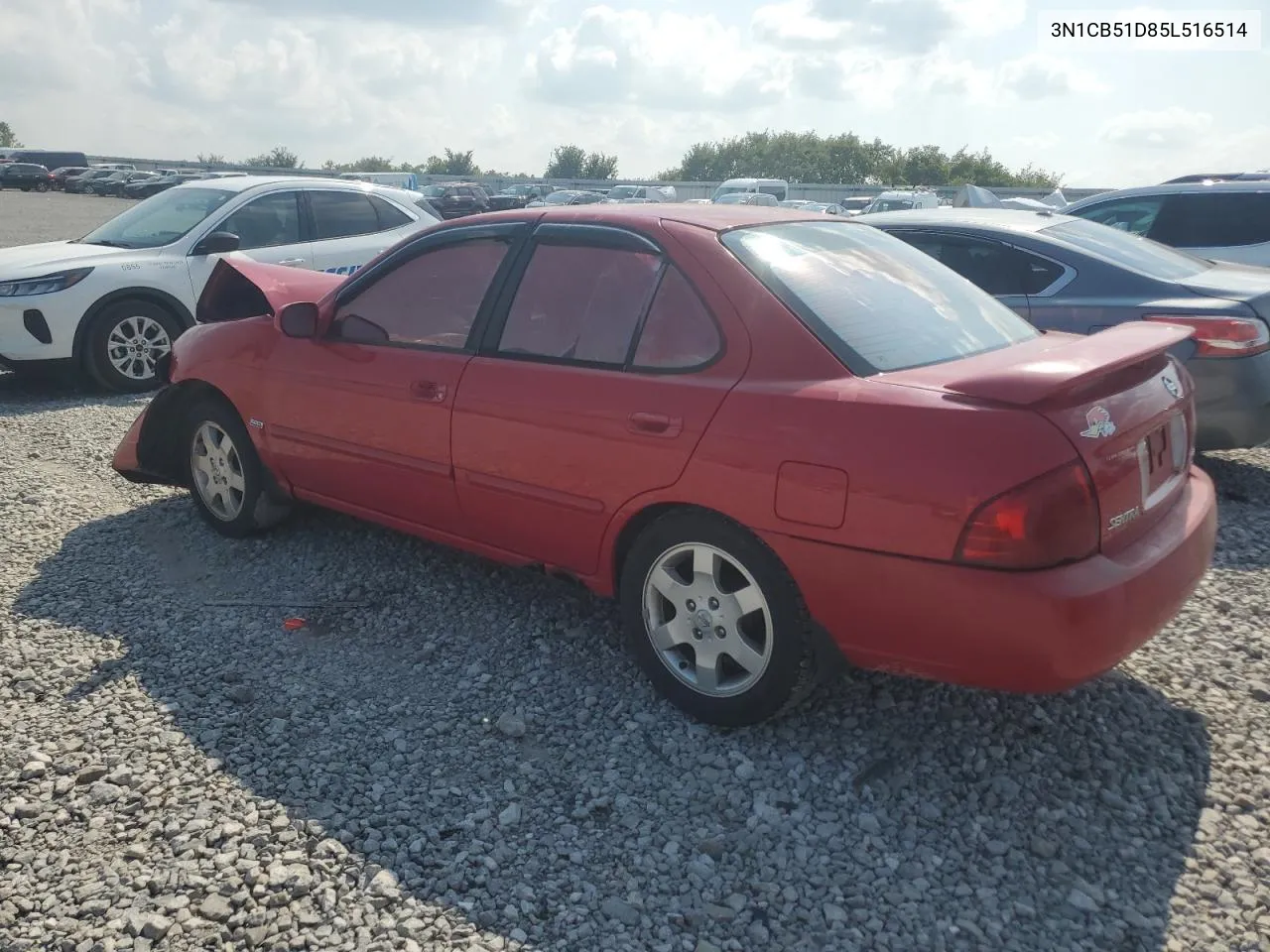 2005 Nissan Sentra 1.8 VIN: 3N1CB51D85L516514 Lot: 65806074