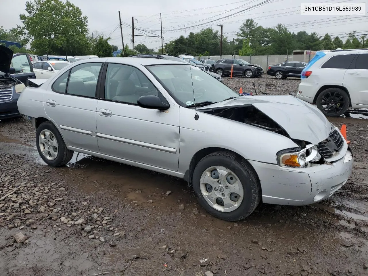 2005 Nissan Sentra 1.8 VIN: 3N1CB51D15L569989 Lot: 66574914