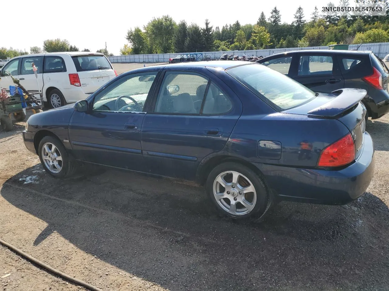 2005 Nissan Sentra 1.8 VIN: 3N1CB51D15L547653 Lot: 67016484