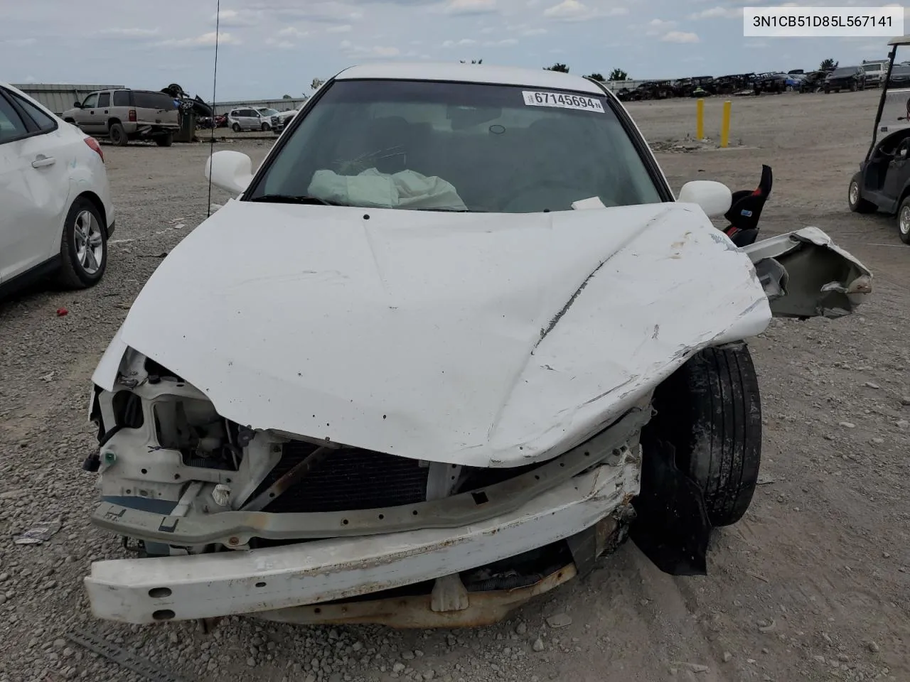 2005 Nissan Sentra 1.8 VIN: 3N1CB51D85L567141 Lot: 67145694