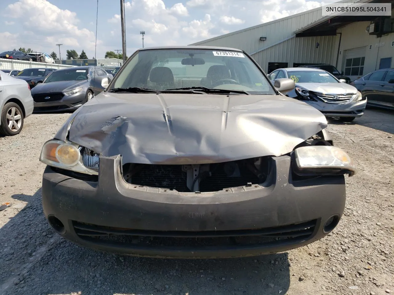 2005 Nissan Sentra 1.8 VIN: 3N1CB51D95L504341 Lot: 67391314