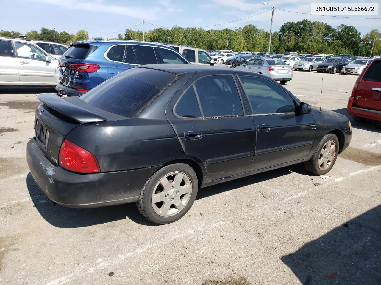 2005 Nissan Sentra 1.8 VIN: 3N1CB51D15L566672 Lot: 67956874