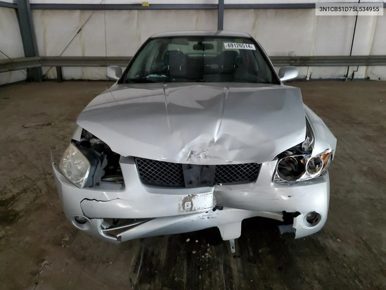 2005 Nissan Sentra 1.8 VIN: 3N1CB51D75L534955 Lot: 69126514