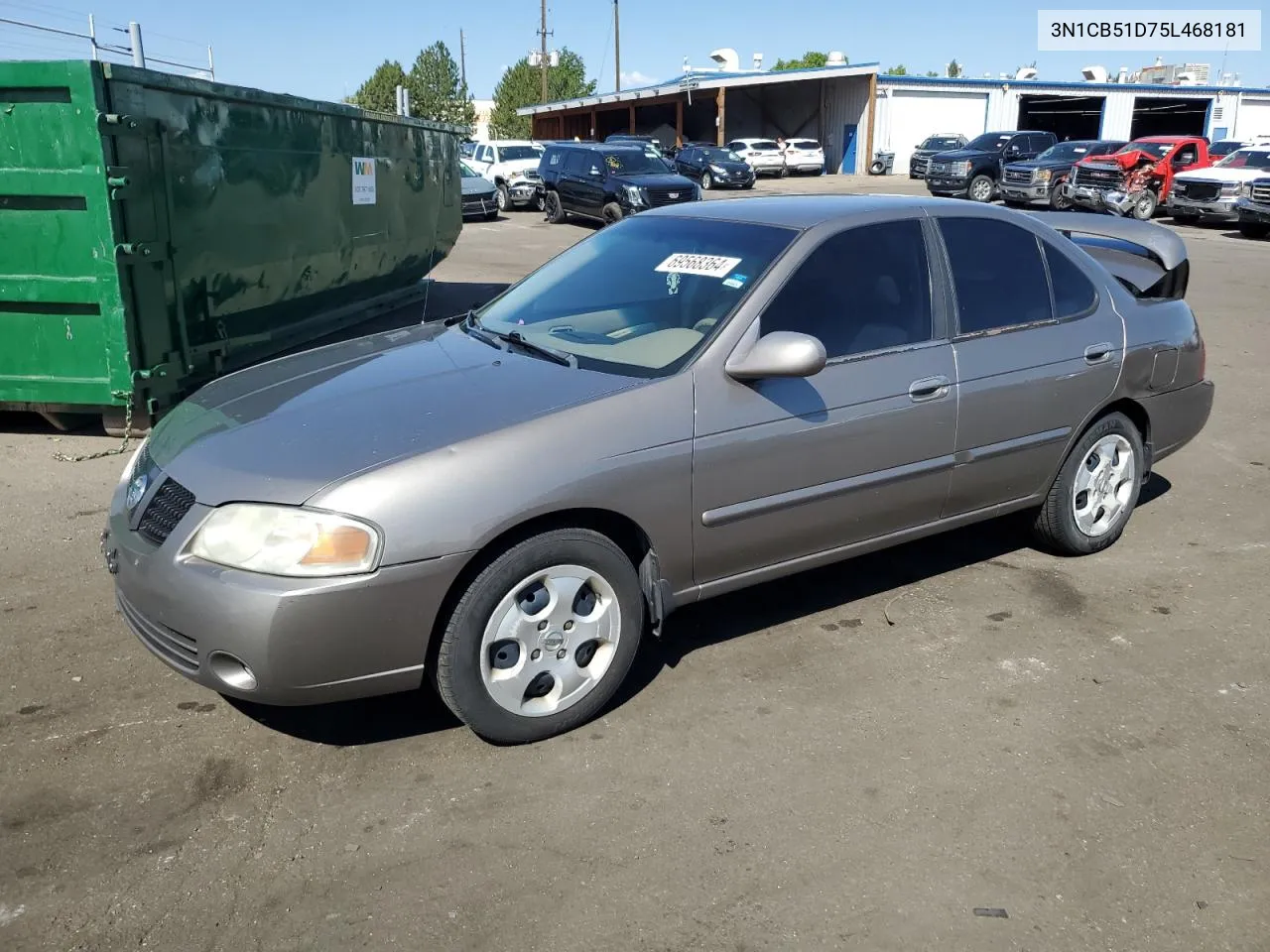 3N1CB51D75L468181 2005 Nissan Sentra 1.8