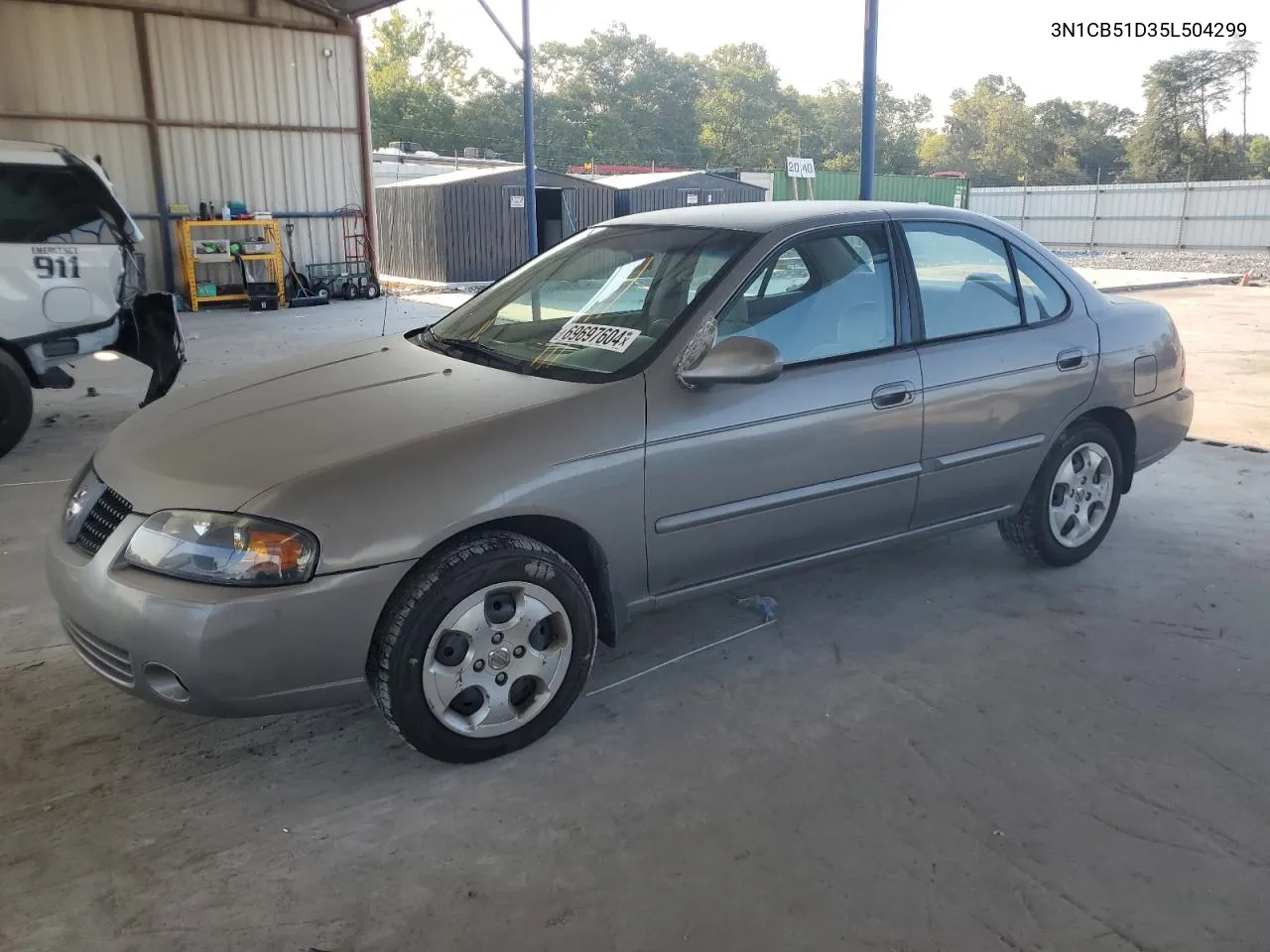 3N1CB51D35L504299 2005 Nissan Sentra 1.8