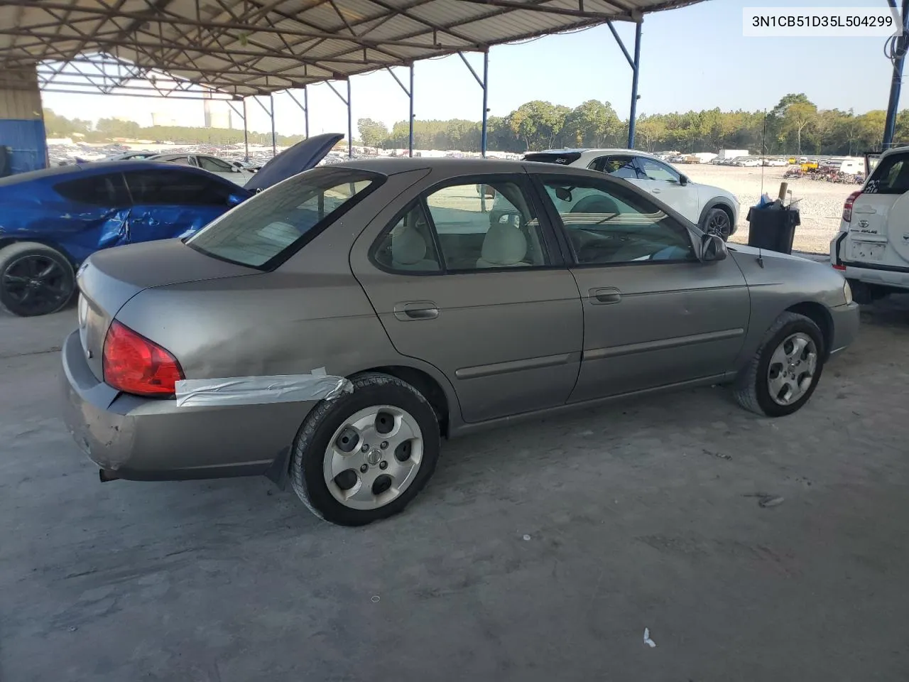 2005 Nissan Sentra 1.8 VIN: 3N1CB51D35L504299 Lot: 69697604