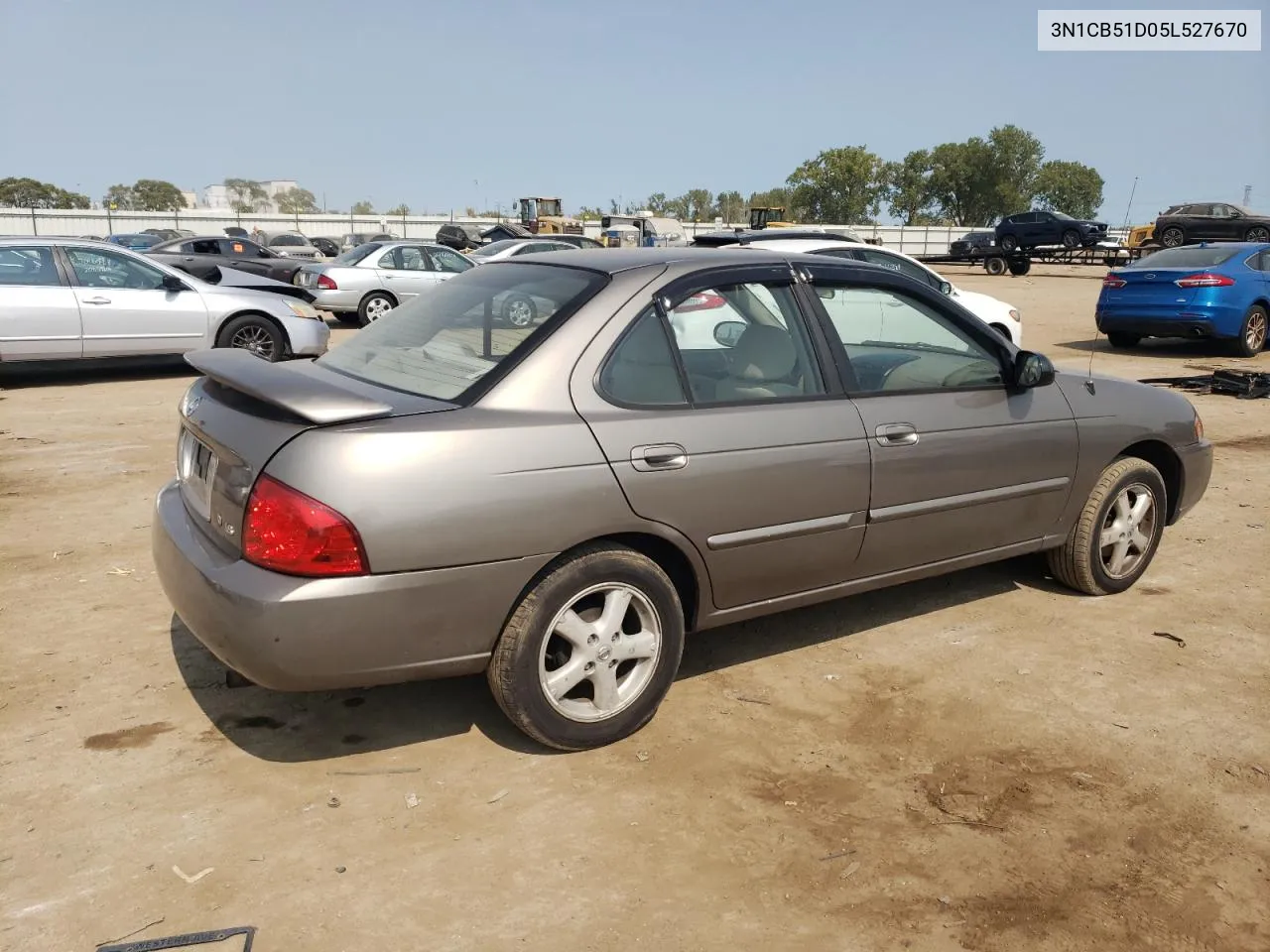 2005 Nissan Sentra 1.8 VIN: 3N1CB51D05L527670 Lot: 70536794