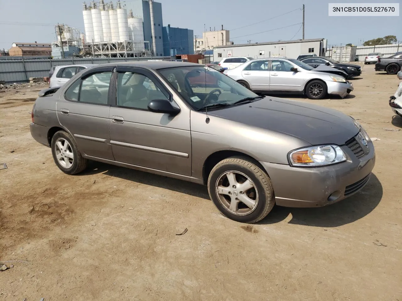 2005 Nissan Sentra 1.8 VIN: 3N1CB51D05L527670 Lot: 70536794