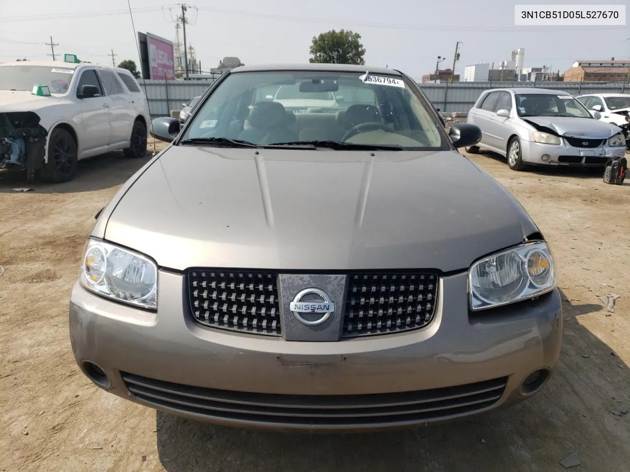 2005 Nissan Sentra 1.8 VIN: 3N1CB51D05L527670 Lot: 70536794