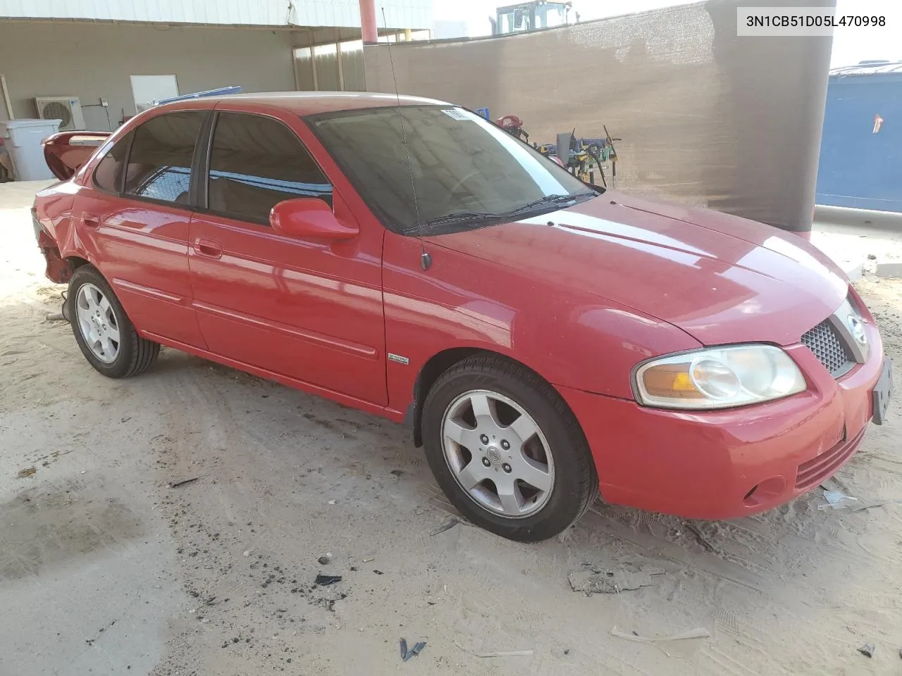 2005 Nissan Sentra 1.8 VIN: 3N1CB51D05L470998 Lot: 70681404