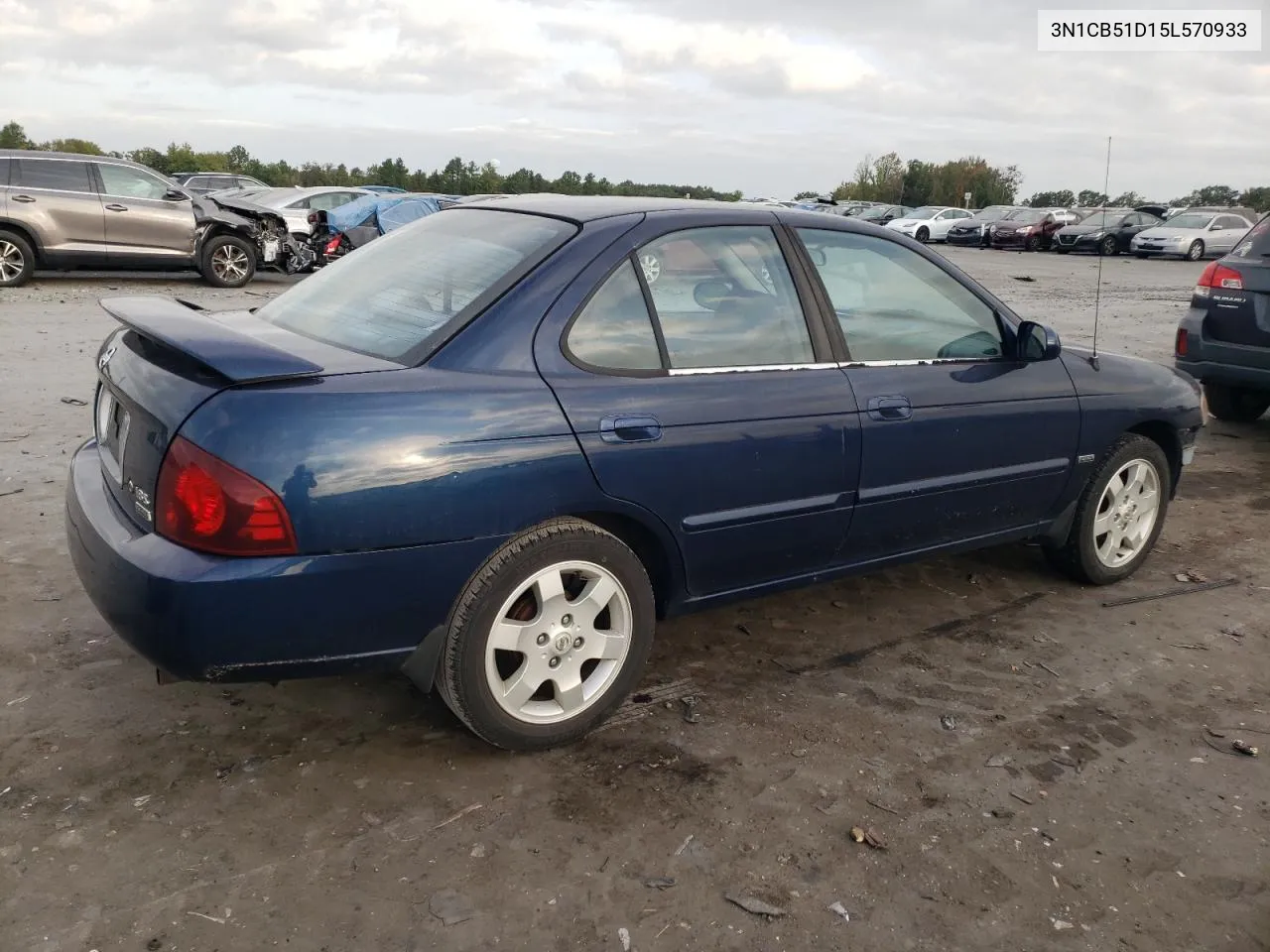 2005 Nissan Sentra 1.8 VIN: 3N1CB51D15L570933 Lot: 70977114