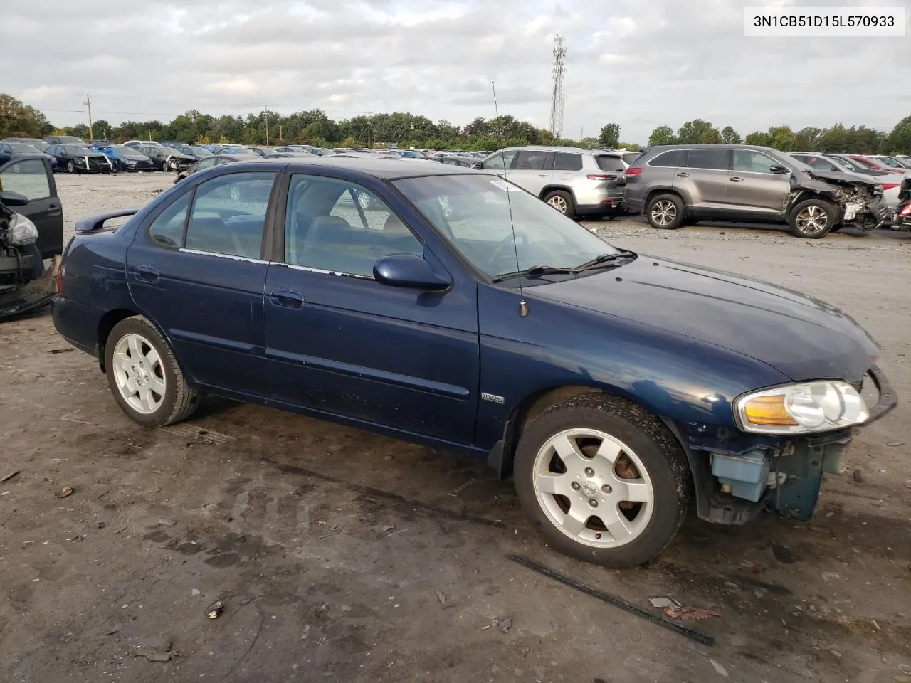 2005 Nissan Sentra 1.8 VIN: 3N1CB51D15L570933 Lot: 70977114