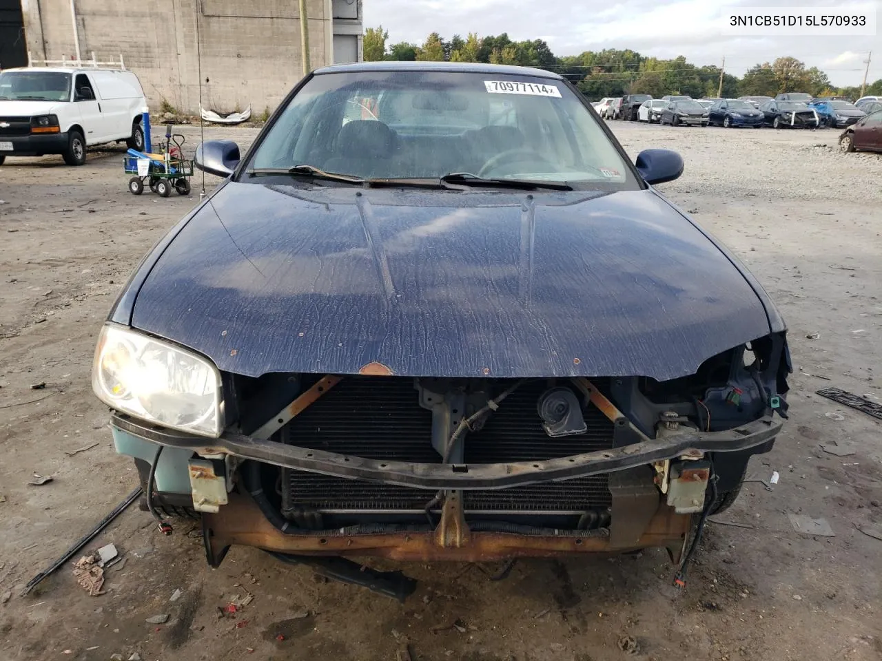 2005 Nissan Sentra 1.8 VIN: 3N1CB51D15L570933 Lot: 70977114