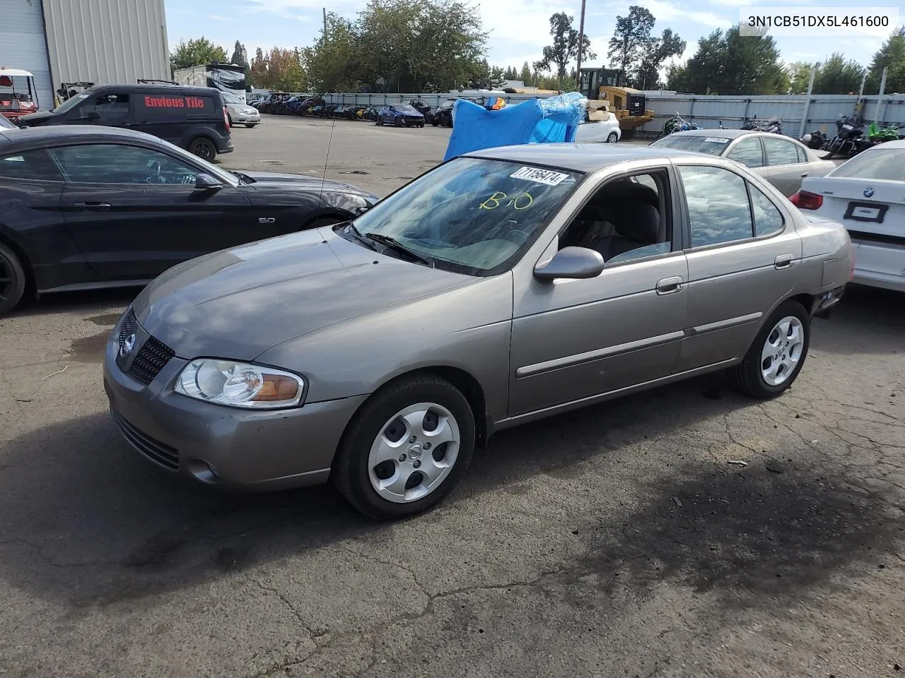 2005 Nissan Sentra 1.8 VIN: 3N1CB51DX5L461600 Lot: 71156474