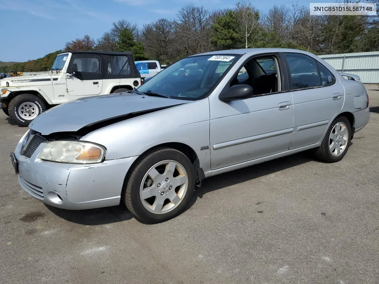 2005 Nissan Sentra 1.8 VIN: 3N1CB51D15L587148 Lot: 71887564